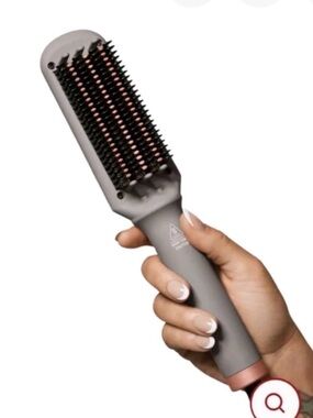 Complex Culture Gray & Rose Gold Straightening Brush - Professional Hair Tool